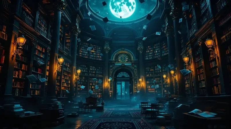 深夜图书馆 高清封面